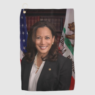 Kamala Harris US Vice President, Biden 2024 Golf Towel