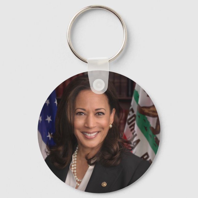 Kamala Harris US Vice President, Biden 2024 Key Ring (Front)
