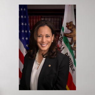 Kamala Harris US Vice President, Biden 2024 Poster
