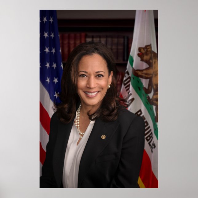 Kamala Harris US Vice President, Biden 2024 Poster (Front)