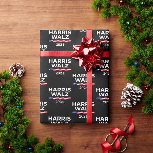 Kamala Harris Walz 2024 Wrapping Paper (Holiday Gift)