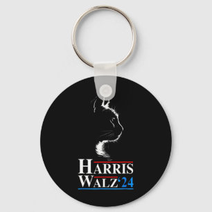 Kamala Harris Wheimer 2024 Cat Funny Vp Vice Presi Key Ring