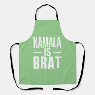 Kamala Is Brat  Apron