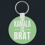 Kamala Is Brat  Key Ring<br><div class="desc">Kamala Is Brat</div>