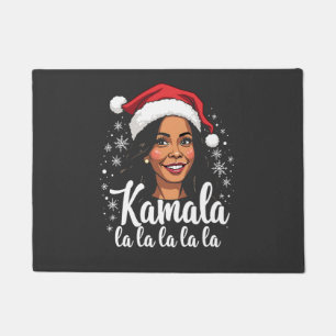 Kamala La La La Kamala Harris Christmas Santa  Doormat