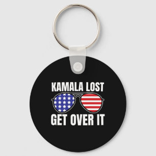 Kamala Lost Get Over It Funny Trump Victory Electi Key Ring