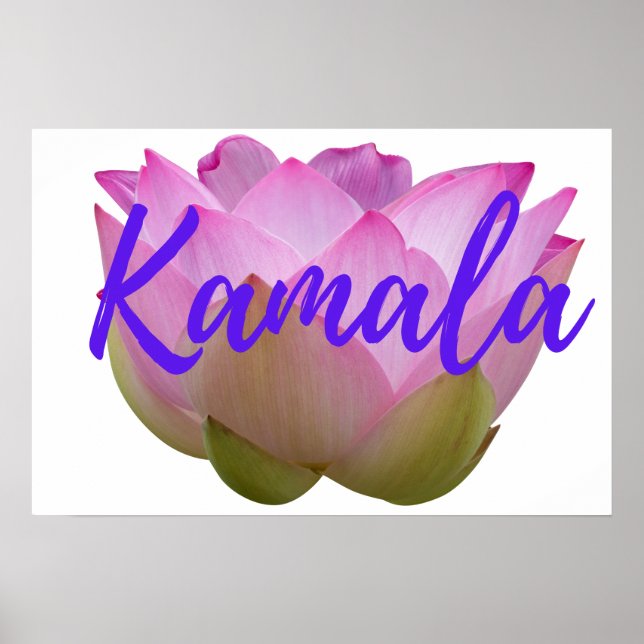 Kamala “Lotus Flower” Poster (Front)