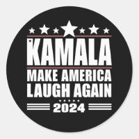 Kamala Make America Laugh Again American Flag 2024