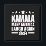 Kamala Make America Laugh Again American Flag 2024 Magnet<br><div class="desc">Kamala Make America Laugh Again American Flag 2024</div>