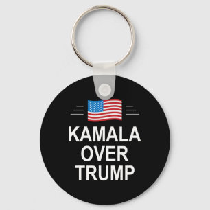 Kamala Over Trump Pro-trump Conservative Patriotic Key Ring