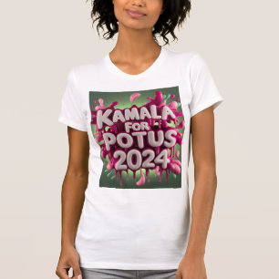 Kamala Potus 2024 - pink and green T-Shirt