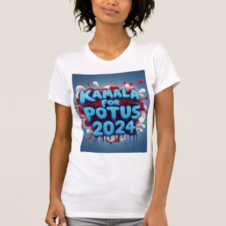 Kamala POTUS 2024 - red white and blue T-Shirt