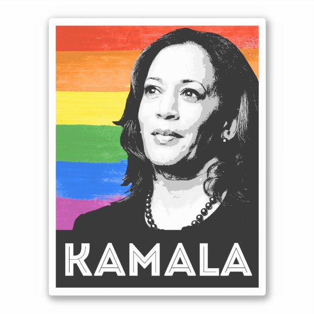 KAMALA PRIDE FLAG (Front)