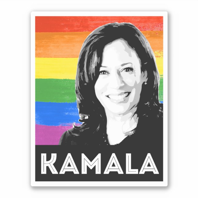 KAMALA PRIDE FLAG (Front)