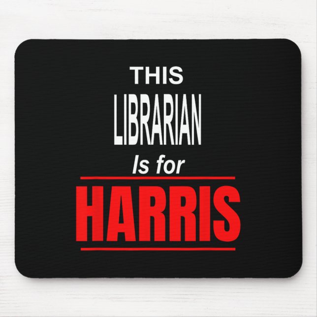 Kamala Supports Harris President 2024 Harris  Mouse Pad (Front)