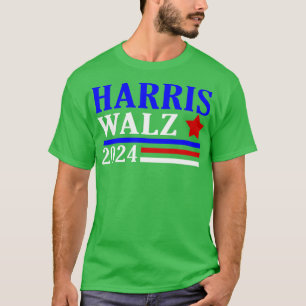 Kamala Tim Walz Waltz 2024 Election Democrat Usa 2 T-Shirt