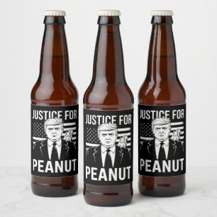 Kamala Trump 2024 Election I Didn't Vote For Him Beer Bottle Label