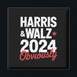 Kamala Walz Obviously 2024 Harris Waltz 2024  Magnet<br><div class="desc">Kamala Walz Obviously 2024 Harris Waltz 2024 Election</div>