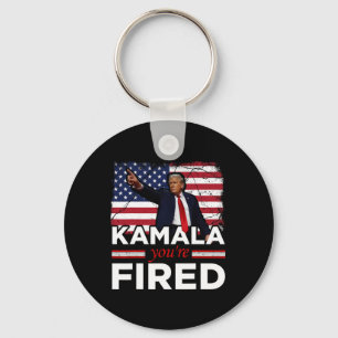 Kamala You're Fired Funny  Key Ring