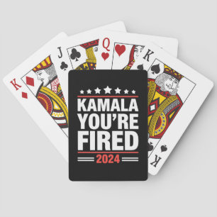 Kamala You're Fired Kamala Harris 2024 Playing Cards