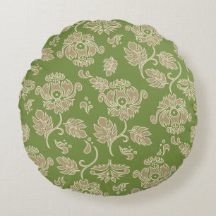 Kamaole Hawaii Tropical Protea Floral Reversible Round Cushion