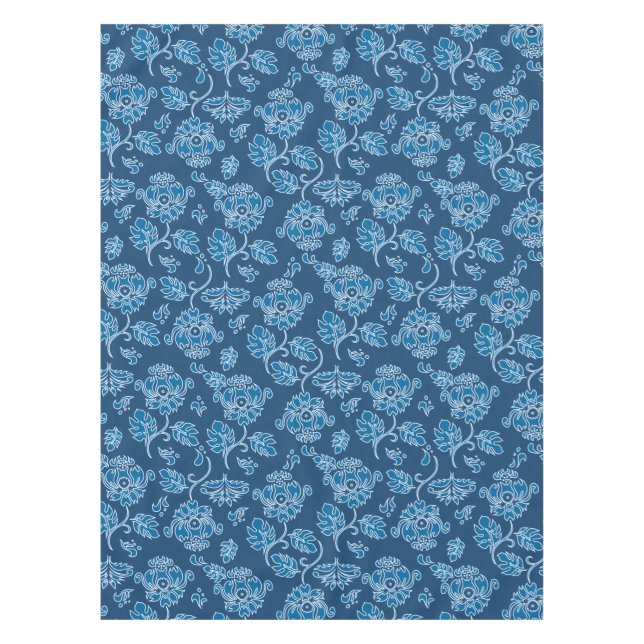 Kamaole Hawaiian Protea Tropical Floral Tablecloth (Front)