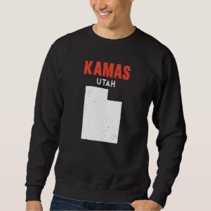 Kamas Utah USA State America Travel Utahan Sweatshirt
