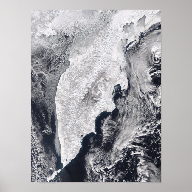 Kamchatka Peninsula, Eastern Russia Poster (Front)