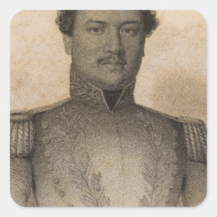 Kamehameha, Hawaii Square Sticker
