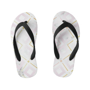 Kamelia’s Geometric Pattern 4 Kid's Jandals