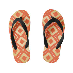 Kamelia’s Geometric Pattern 6 Kid's Jandals