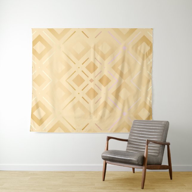 Kamelia’s Geometric Pattern 7 Tapestry (In Situ (Horizontal))
