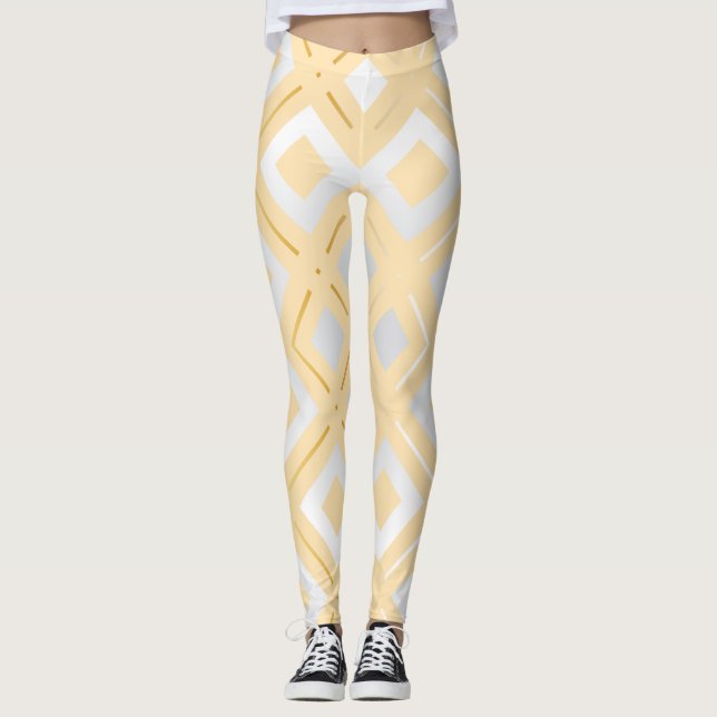 Kamelia’s Geometric Pattern 8 Leggings (Front)