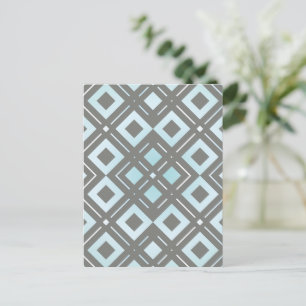 Kamelia’s Geometric Pattern 9 Holiday Postcard