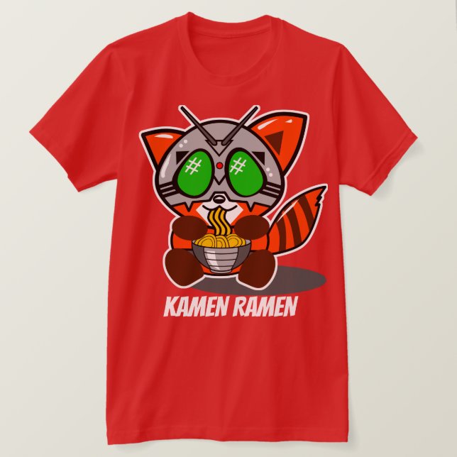 KAMEN RAMEN GIANT RED PANDA TEE (Design Front)