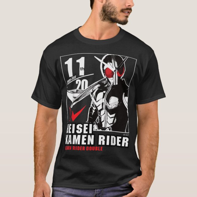 Kamen Rider W Heisei Rider Anniversary T-Shirt (Front)