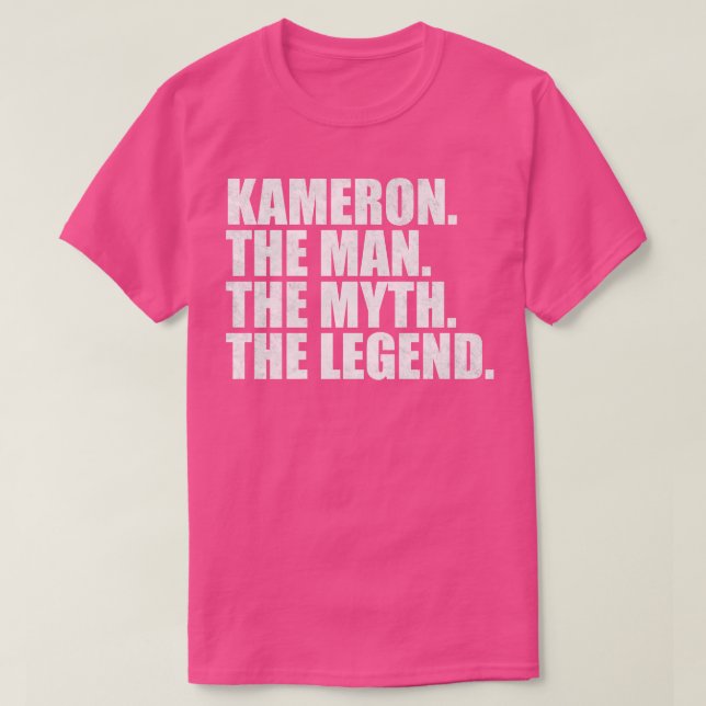 KameronKameron Name Kameron given name T-Shirt (Design Front)