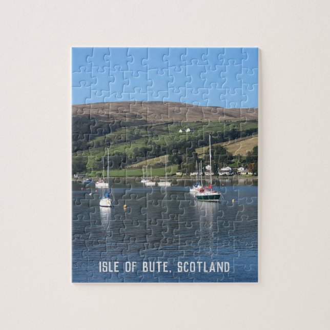 Kames Bay, Isle of Bute, Scotland Jigsaw Puzzle (Vertical)