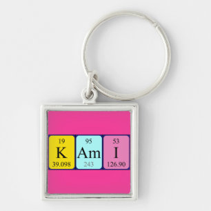 Kami periodic table name keyring