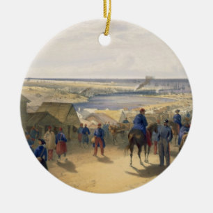 Kamiesch, plate from 'The Seat of War in the East' Ceramic Tree Decoration
