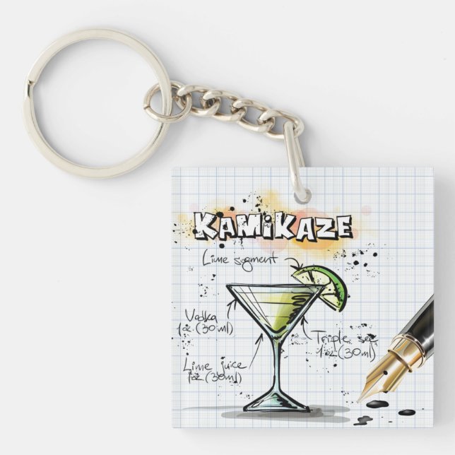 Kamikaze Acrylic Keychain (Front)
