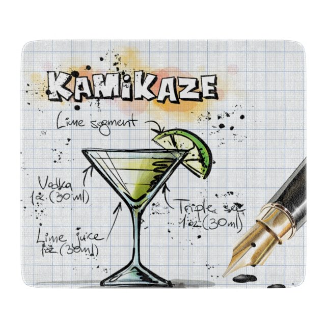 Kamikaze Cutting Board (Front)