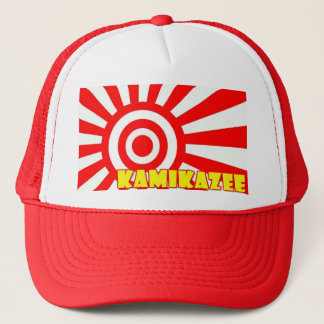 kamikaze paintball trucker hat