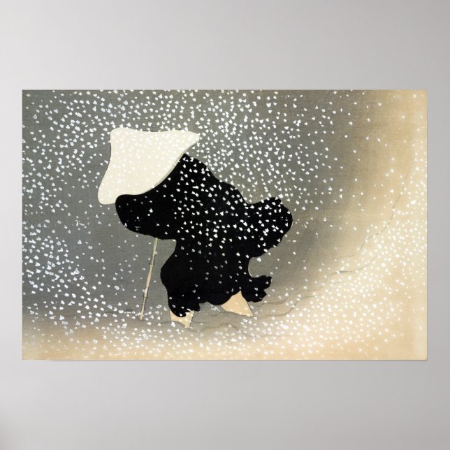 Kamisaka Sekka Snow Poster (Front)