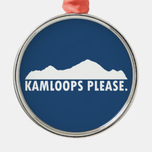 Kamloops British Columbia Please Metal Tree Decoration