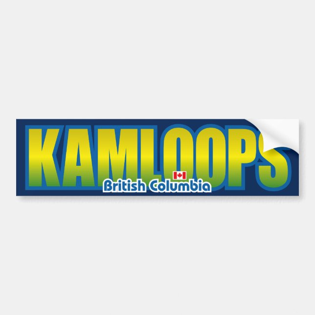 Kamloops Bumper Bumper Sticker (Front)