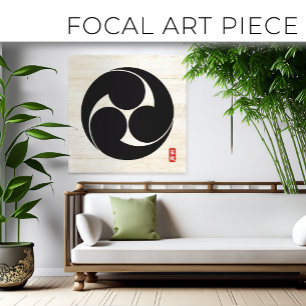 KAMON ( family crest ) Yamamoto  Canvas Print