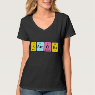 Kamora periodic table name shirt