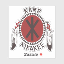 Kamp Kikakee Ernest Goes to Camp inspired sticker