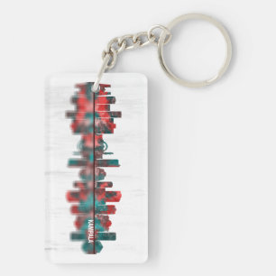 Kampala Skyline Key Ring